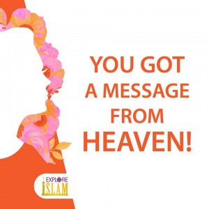 You got a message from heaven